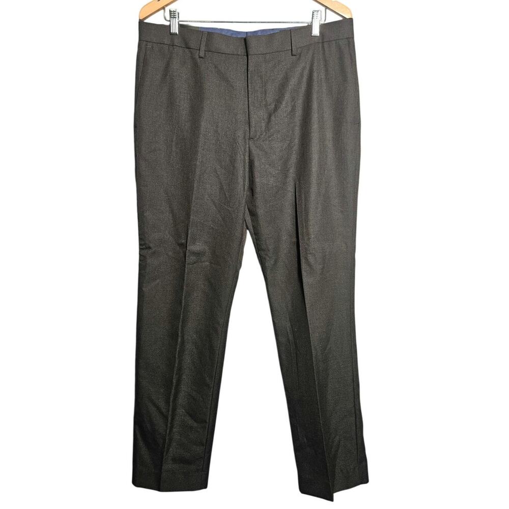 Banana Republic Standard Fit Performance Wear Office Preppy Brown Trouser 34x32